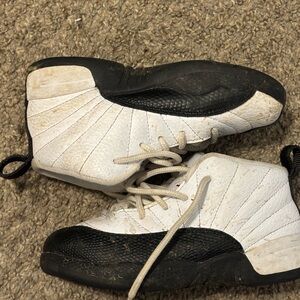 Black and White High-Top Sneakers